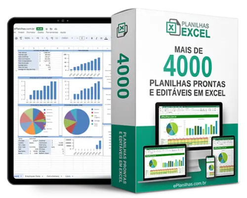 Planilha de controle de vendas meta x realizado