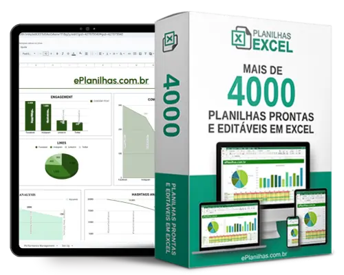 Planilha de controle do recebimento de aluguel