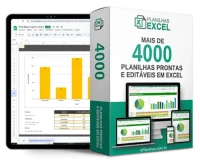 Planilha de cronograma físico-financeiro de obra