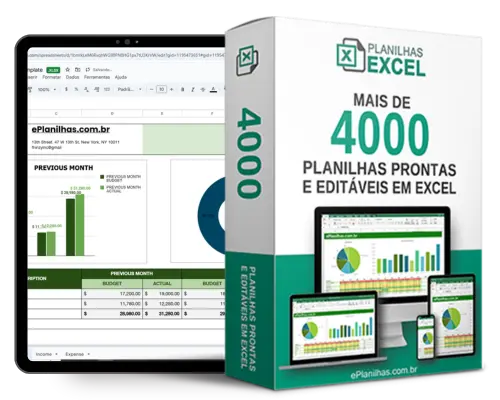Planilha de controle fiscal