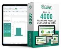 Planilha de controle de entrada e saída de depósito de água