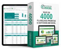 Planilha de controle de avaliações com habilidades