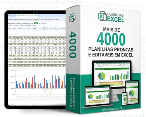 Planilha de comparação de orçado e comprado de material