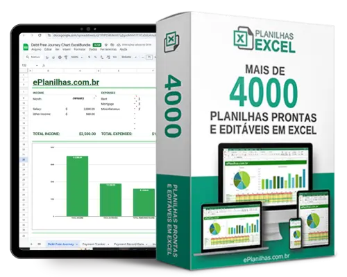 Planilha de orçamento de material elétrico e mão de obra